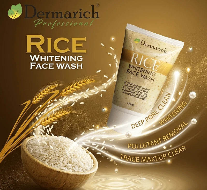 Dermarich - Professional Rice Whitening Face Wash