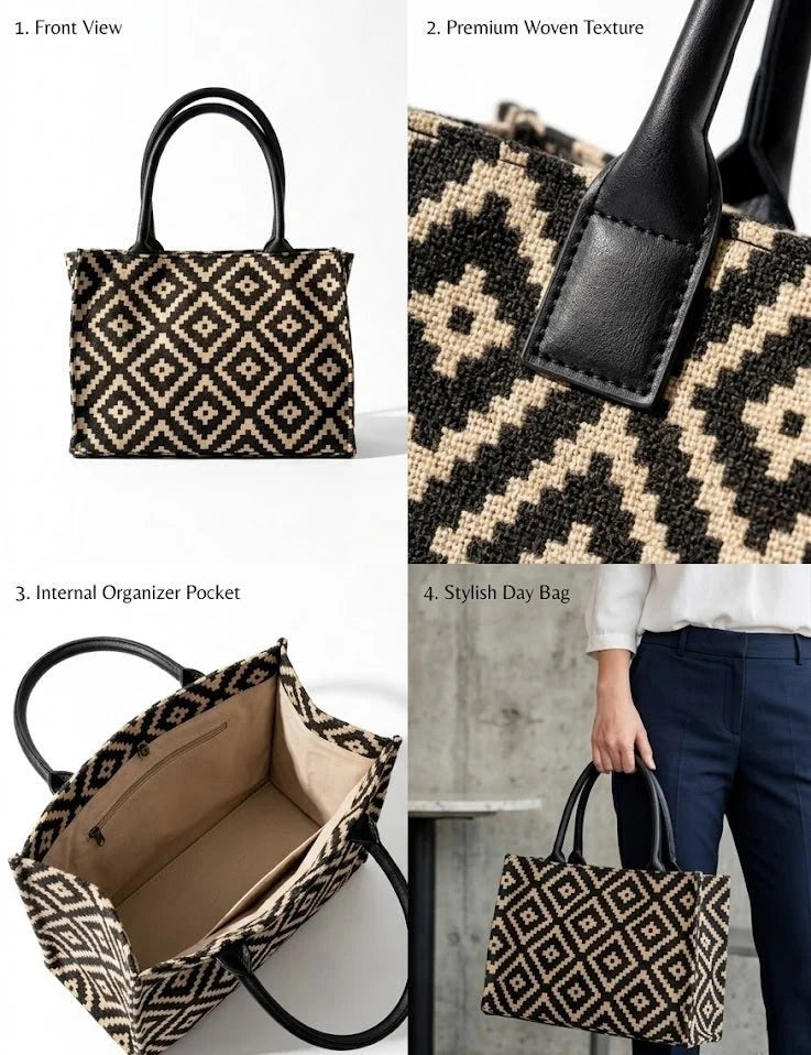 Geometric Pattern Handbag