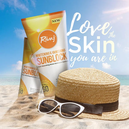 Rivaj - Whitening & Vanishing Sunblock SPF 60
